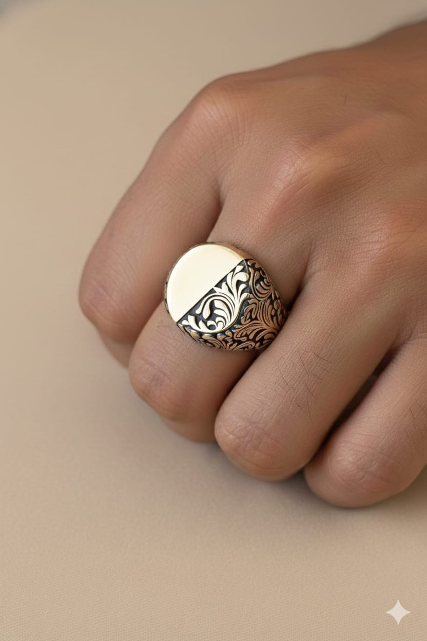 Men’s Cubic Zirconia Silver Ring in 925 Sterling Silver – Strong & Stylish